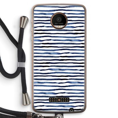 Verrassende lijnen: Motorola Moto Z Force Transparant Hoesje met koord