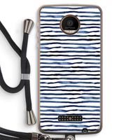Verrassende lijnen: Motorola Moto Z Force Transparant Hoesje met koord