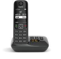 Gigaset AS690A DECT draadloze telefoon met antwoordapparaat, zwart