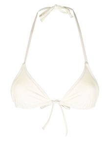 BONDI BORN haut de bikini à bonnets triangles - Blanc