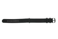 Timex horlogeband P49933 Textiel Zwart 20mm