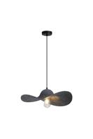 Hanglamp Ripple 1Lt Black Metal, Felt