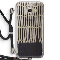Moroccan stripes: Samsung Galaxy A5 (2017) Transparant Hoesje met koord