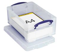 Really Useful Box opbergdoos 9 liter, transparant Really Useful Box opbergdoos 9 liter, transparant