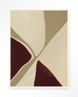 Urban Cotton Wandkleed 'Pandora' 145 x 190cm in Floating Frame - off white
