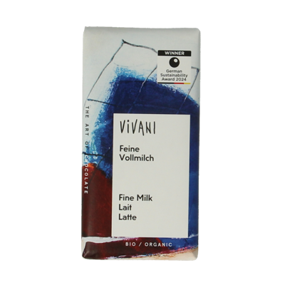 Vivani Chocolade minibars melk bio 12.5 Gram