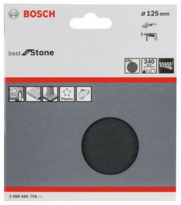 Bosch Accessories 2608606758 Schuurpapier voor schuurschijf Ongeperforeerd Korrelgrootte 240 (Ø) 125 mm 10 stuk(s)
