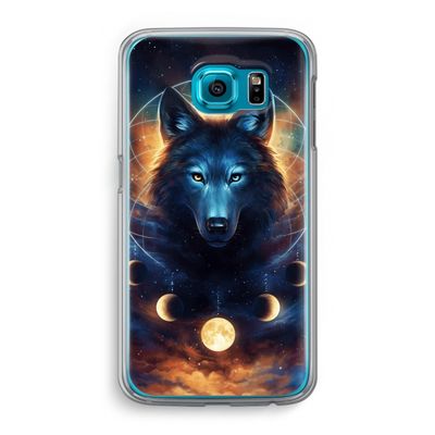 Wolf Dreamcatcher: Samsung Galaxy S6 Transparant Hoesje