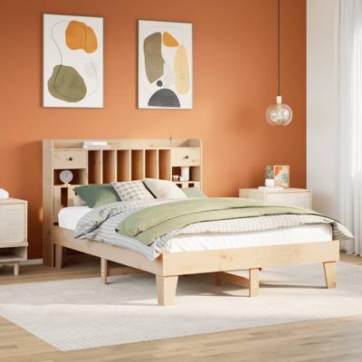 Bedframe zonder matras massief grenenhout 150x200 cm