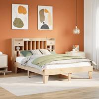 Bedframe zonder matras massief grenenhout 150x200 cm