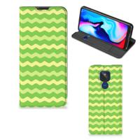 Motorola Moto G9 Play | Hoesje met Magneet | Waves Green