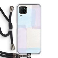 Square pastel: Huawei P40 Lite Transparant Hoesje met koord