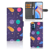 OPPO Reno 4 Pro 5G Wallet Case met Pasjes Space - thumbnail