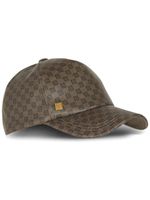 Balmain casquette à motif monogrammé - Marron