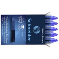 Schneider Schreibgeräte One Change 185403 Navulpatroon rollerballpen 0.6 mm Blauw 5 stuk(s)