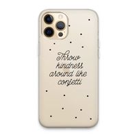 Confetti: iPhone 13 Pro Max Transparant Hoesje