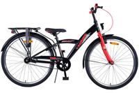 Volare Thombike 26 Inch 33 cm Jongens Terugtraprem Zwart/Rood - thumbnail