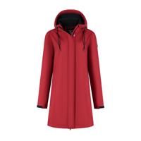 Travelin&apos; Women - Softshell jack - Rood - Maat XXL