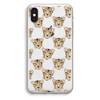 Tijger: iPhone X Transparant Hoesje
