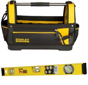 Stanley Koffers FatMax® Open Gereedschapstas | 1-93-951 + Stanley Waterpas I-Beam 60cm 1-42-920 - 1-93-951SB