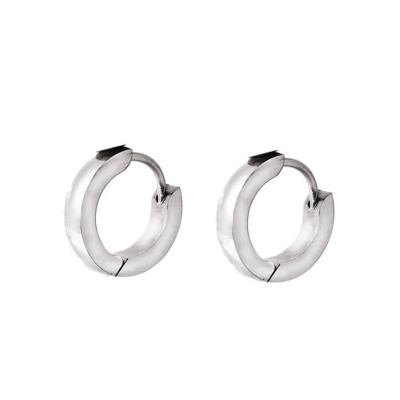 Go Dutch Label Creolen 1 cm Zilver
