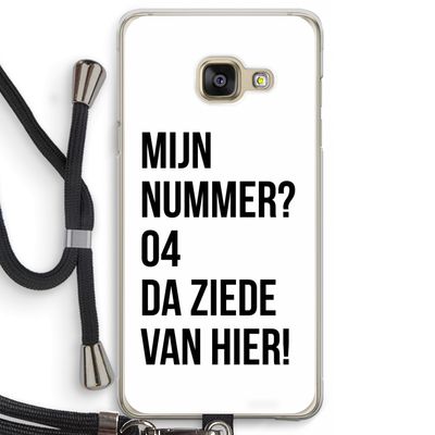Da ziede van hier: Samsung Galaxy A3 (2016) Transparant Hoesje met koord