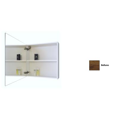 Spiegelkast Sanicare Qlassics 60 cm 1 Deur Belluno Eiken Rechts Sanicare