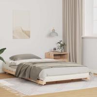 Bedframe Bruin 75 x 190 cm Massief grenenhout