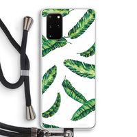 Lange bladeren: Samsung Galaxy S20 Plus Transparant Hoesje met koord