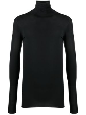 SAPIO t-shirt à col montant - Noir