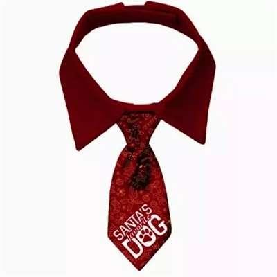 PLENTY GIFTS KERST STROPDAS SANTA'S FAVORITE DOG