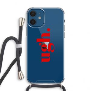 Ugh: iPhone 12 mini Transparant Hoesje met koord