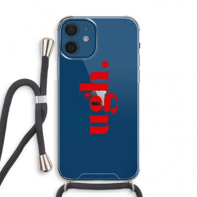 Ugh: iPhone 12 mini Transparant Hoesje met koord