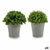 Decoratieve plant Plastic 13 x 17 x 13 cm (12 Stuks)