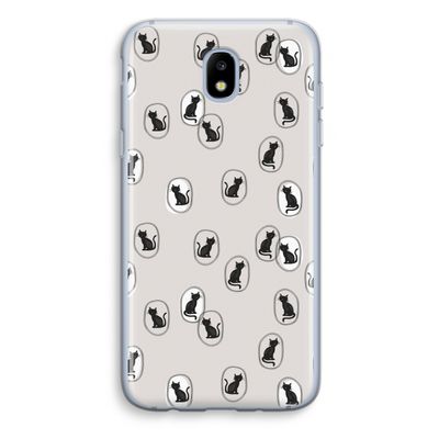 Miauw: Samsung Galaxy J5 (2017) Transparant Hoesje