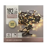 Batterijverlichting 192 LED 14,5m WW Zwart