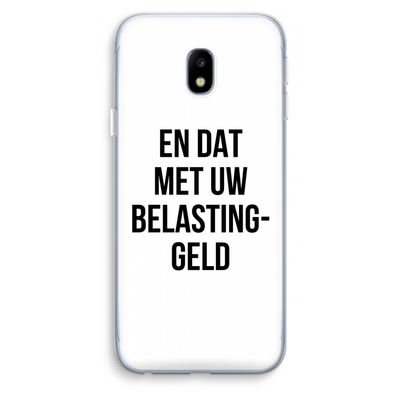 Belastinggeld: Samsung Galaxy J3 (2017) Transparant Hoesje