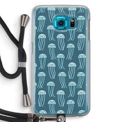 Kwallie: Samsung Galaxy S6 Transparant Hoesje met koord