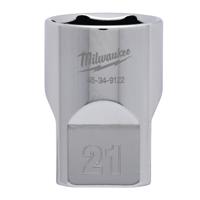 Milwaukee Accessoires 1/2" dop metrisch - 21 mm - 4932480019