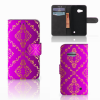 Wallet Case Microsoft Lumia 550 Barok Roze - thumbnail