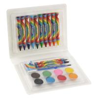 Creative Craft Group Klein kleur- en verfkoffertje, 22dlg.