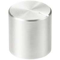 TRU COMPONENTS TC-11613912 Draaiknop Met knopmarkering Zilver (Ø x h) 13 mm x 13 mm Aluminium, Plastic 1 stuk(s) - thumbnail