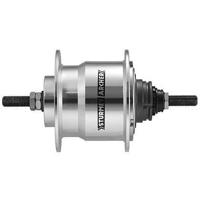 Ursus Sturmeyarcher versnellingsnaaf 4 speed sturmey archer x-rf4 36 gaats 170 mm aslengte zilver