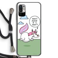 Unicorn: Xiaomi Redmi Note 10 5G Transparant Hoesje met koord