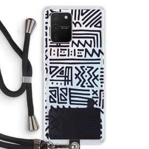 Marrakech print: Samsung Galaxy S10 Lite Transparant Hoesje met koord