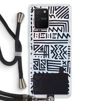 Marrakech print: Samsung Galaxy S10 Lite Transparant Hoesje met koord