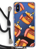 Hamburger: Xiaomi Mi Mix 3 Transparant Hoesje met koord