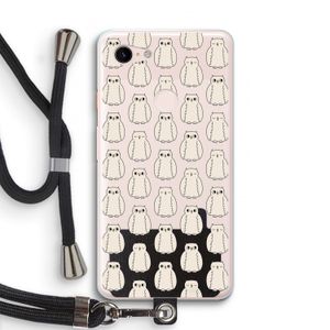 Uilen: Pixel 3 XL Transparant Hoesje met koord