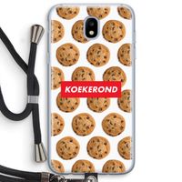 Koekerond: Samsung Galaxy J5 (2017) Transparant Hoesje met koord
