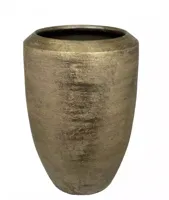 HS Potterie Kos bloempot keramiek 29x50cm goud